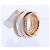 Bague De Grisogono Allegra en or rose et céramique blanche avec diamants, taille 53 EU Doré - vue 14