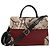 Bolsa Diorever Medium de couro e python 2Way da Christian Dior em bordô