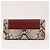 Bolsa Diorever Medium de couro e python 2Way da Christian Dior em bordô - vista 11
