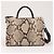 Bolsa Diorever Medium de couro e python 2Way da Christian Dior em bordô - vista 4