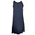 Abito midi senza maniche Theory Long in seta blu navy