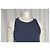 Abito midi senza maniche Theory Long in seta blu navy - vista 12