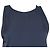 Abito midi senza maniche Theory Long in seta blu navy - vista 6