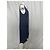 Abito midi senza maniche Theory Long in seta blu navy - vista 9