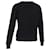 Saint Laurent Strickpullover mit Nieten aus schwarzer Wolle - Ansicht 3