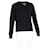 Saint Laurent Strickpullover mit Nieten aus schwarzer Wolle - Ansicht 4