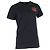 Camiseta de algodón negro con parche bordado de Balmain