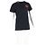 Camiseta de algodón negro con parche bordado de Balmain - vista 4