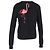 Saint Laurent Flamingo-Cardigan aus schwarzem Mohair - Ansicht 3