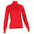 Dior Rollkragenpullover aus roter Wolle Bordeaux  - Ansicht 1