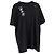Off White Camiseta Oversized Mariana de Silva Off-White en algodón negro