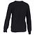 Schwarzer Kaschmir-Pullover mit Saint Laurent Spielkartenstickerei - Ansicht 3