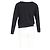 Ripped Sweatshirt von Saint Laurent mit Kettendetail aus schwarzer Baumwolle - Ansicht 6