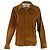 Camisa overshirt con botones Denver de Acne Studios en pana marrón Castaño Roja