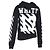 Off White Off-White Diag Arrow Slim Hoodie aus schwarzer Baumwolle - Ansicht 3