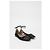 Chloé Scallop Accent Ankle Strap Ballet Flats in Black Leather - view 11