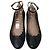 Chloé Scallop Accent Ankle Strap Ballet Flats in Black Leather - view 5
