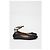 Chloé Scallop Accent Ankle Strap Ballet Flats in Black Leather - view 8