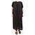 Masscob Braunes Agra Leinen-Maxikleid - Größe M