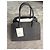 Borsa tote The Row Soft Margaux 12 in pelle blu scuro - vista 10