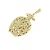 Pendente in oro giallo 18K Mikimoto - vista 2