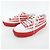 Sneaker rossi e bianchi Louis Vuitton Bianco Rosso - vista 3