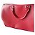 Borsa a mano Louis Vuitton Speedy in pelle rossa Rosso