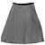 Falda acampanada Joseph de lana gris