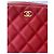 Borsa da viaggio Chanel rossa in pelle caviar Rosso - vista 4
