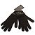 Blumarine Handschuhe aus schwarzer Wolle mit Logo