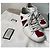Baskets Gucci Ace Heart en cuir brodées Multicolore - vue 5