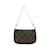 Mini Pochette Acessório Monograma Louis Vuitton Marrom Lona  ref.2101903