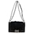 Chanel Boy Chanel 25 Coco Mark Chain Shoulder Bag Black Leather Fur  ref.2102241