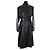Mackage Gabardina de cuero Negro