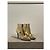 Botines BALENCIAGA T.EU 37 Cuero Dorado - vista 2