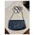 Wallet On Chain Borse CHANEL T. Pelle Blu  - vista 1