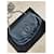 Wallet On Chain Borse CHANEL T. Pelle Blu  - vista 7