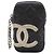 Chanel Cambon Line Cigarette Case Black White