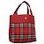 Borsa a mano in nylon a quadri Nova di BURBERRY rossa Auth ti2831 Rosso