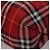 Borsa a mano in nylon a quadri Nova di BURBERRY rossa Auth ti2831 Rosso - vista 12