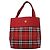 Borsa a mano in nylon a quadri Nova di BURBERRY rossa Auth ti2831 Rosso - vista 2