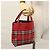 Borsa a mano in nylon a quadri Nova di BURBERRY rossa Auth ti2831 Rosso - vista 22