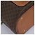 Céline Borsa a spalla in tela Macadam CELINE in pelle PVC marrone Auth 113333 - vista 11
