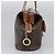 Céline Borsa a spalla in tela Macadam CELINE in pelle PVC marrone Auth 113333 - vista 5