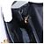 Borsa a mano in pelle Gancini di Salvatore Ferragamo 2way Nero Oro Auth MY114 - vista 22