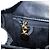 Borsa a mano in pelle Gancini di Salvatore Ferragamo 2way Nero Oro Auth MY114 - vista 23