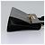 Borsa a mano in pelle Gancini di Salvatore Ferragamo 2way Nero Oro Auth MY114 - vista 5