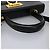 Borsa a mano in pelle Gancini di Salvatore Ferragamo 2way Nero Oro Auth MY114 - vista 7