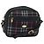 Borsa a mano in tela a quadri Nova di BURBERRY blu navy Auth JB069