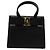 Borsa a mano in pelle nera e oro Salvatore Ferragamo Vala Auth bs23240 Nero D'oro - vista 2